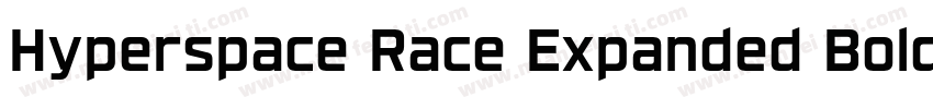Hyperspace Race Expanded Bold字体转换